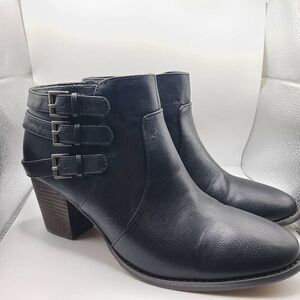 Women’s Canyon River Blues Black Boots Size 9M EDEN Style Side Zipper